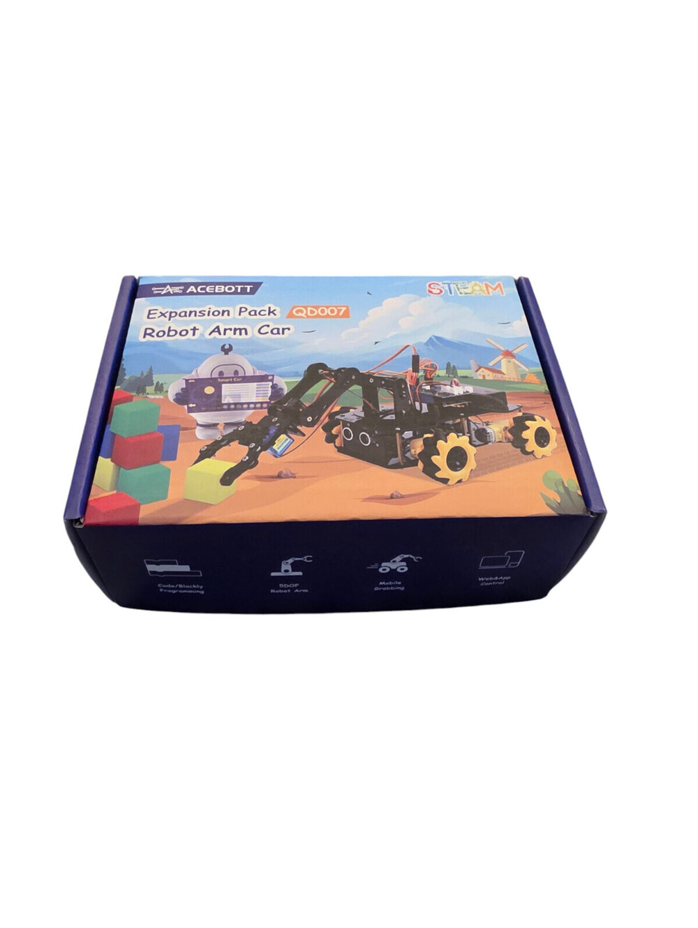 ACEBOTT Smart Robot Car Expansion STEM Scratch Python Coding Learning QD007 NEW - Picture 2 of 4